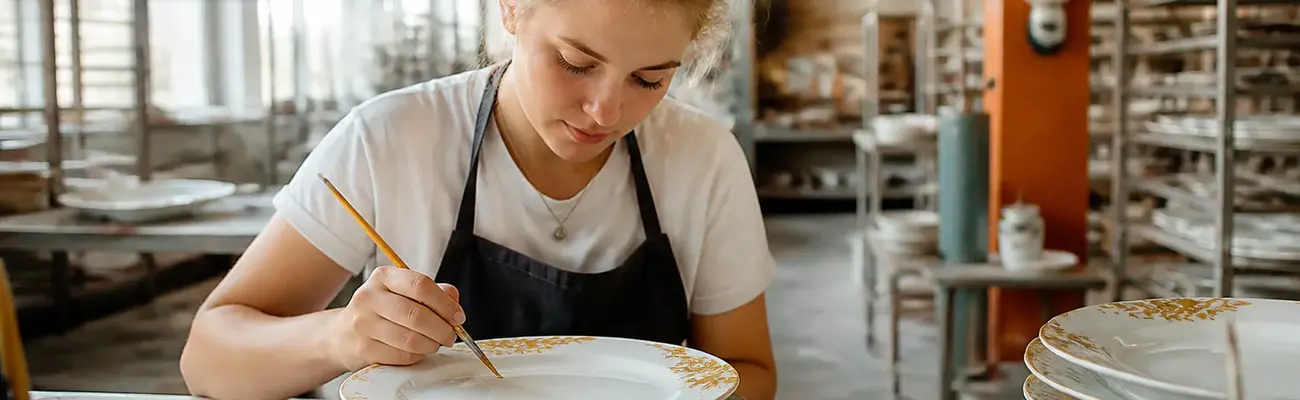 Symbolbild: Ausbildung Industriekeramiker/in Dekorationstechnik