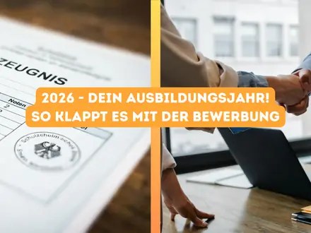 2026 Jetzt f&uuml;r die Ausbildung bewerben