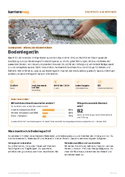 Vorschau: Berufsprofil Bodenleger/in als PDF