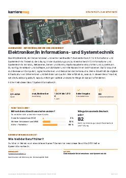 Vorschau: Berufsprofil Elektroniker/in Informations- und Systemtechnik als PDF