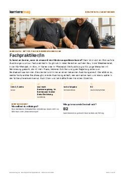 Vorschau: Berufsprofil Fachpraktiker/in als PDF