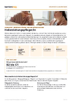 Vorschau: Berufsprofil Heilerziehungspfleger/in als PDF
