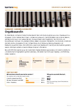 Vorschau: Berufsprofil Orgelbauer/in als PDF