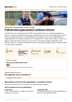 Vorschau: Berufsprofil Polizeivollzugsbeamte/r mittlerer Dienst als PDF