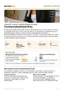 Vorschau: Berufsprofil Tourismuskaufmann/frau als PDF